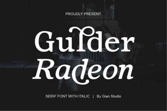 Gulder Radeon Font
